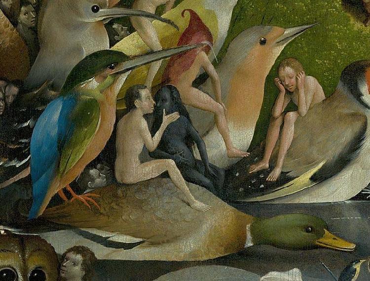 Hieronymus Bosch The Garden of Earthly Delights, central panel oil painting picture